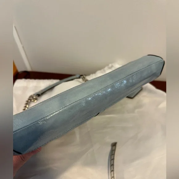 Baby Blue Coach Clutch - Picture 10 of 11